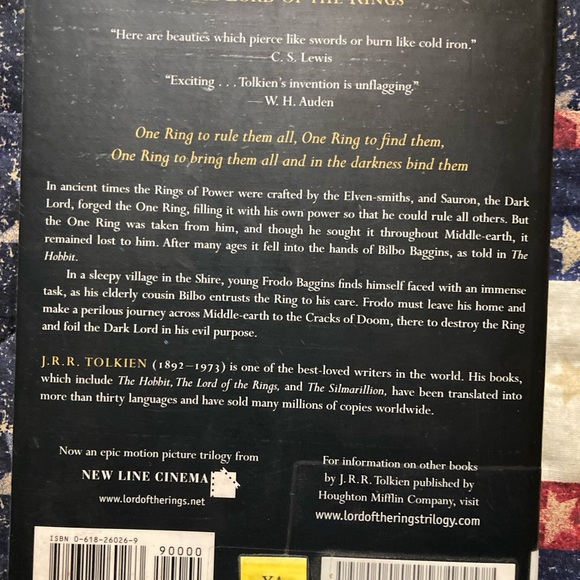 3 books by JRR Tolkien. Fellowship of the ring, two towers return of the king - Picture 11 of 13